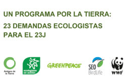 Un Programa por la Tierra: 23 demandas ecologistas para el 23J